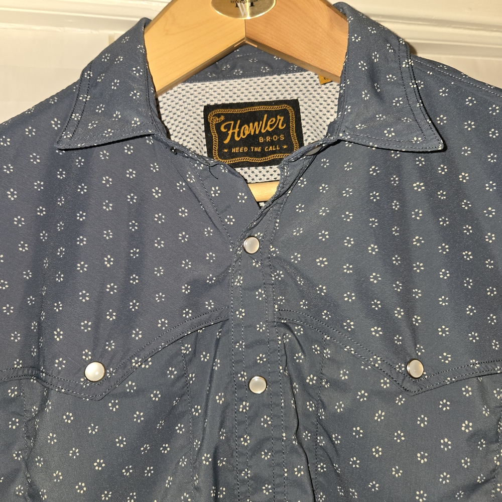 Howler Brothers Blue Men's Shirt